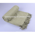 2015 New Fashion Korean Beautiful Color Multipurpose 100% Bamboo Fibre Jacquard Blanket